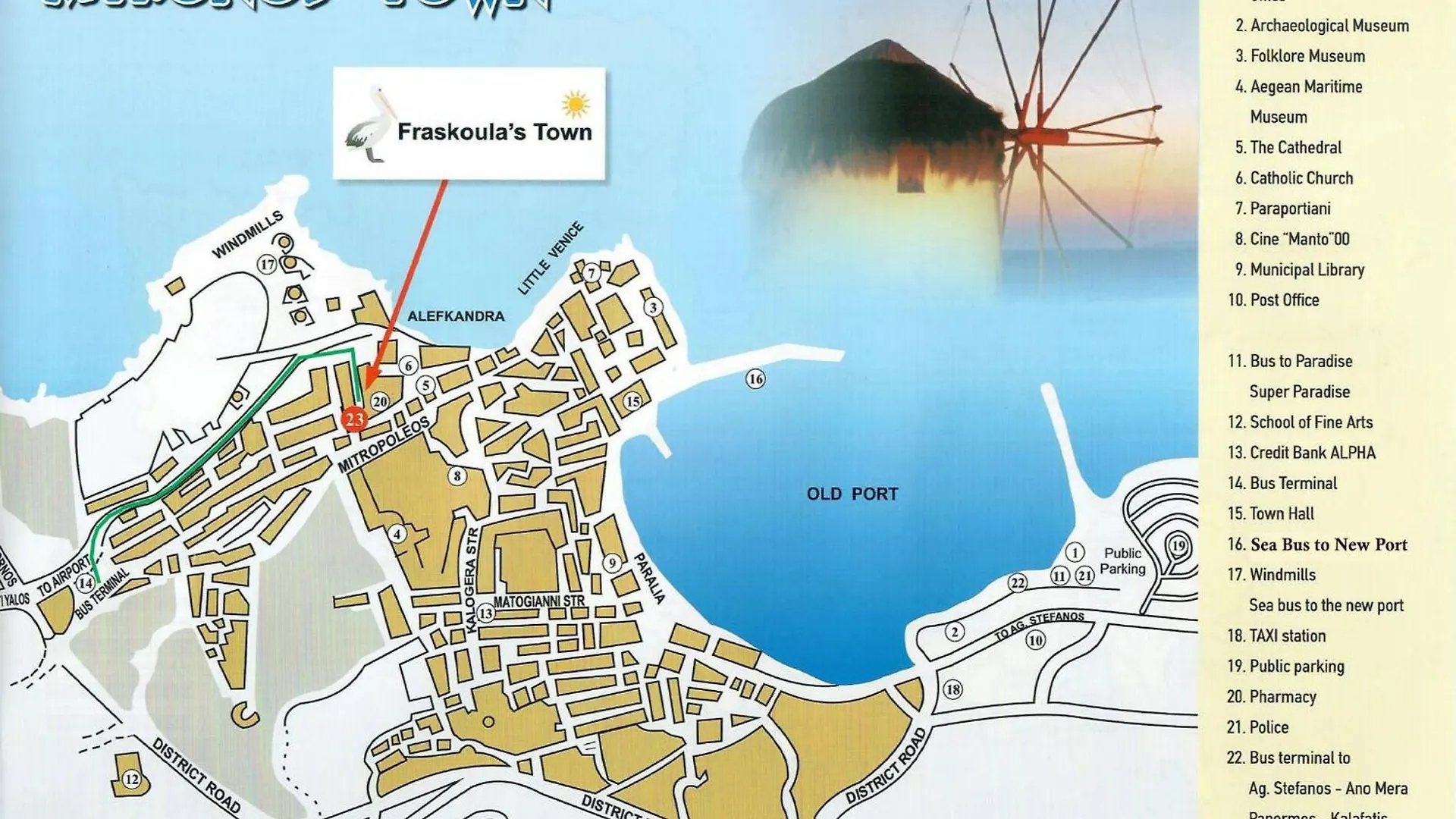 Vendégház Fraskoula'S Town Hotel Mykonos Town